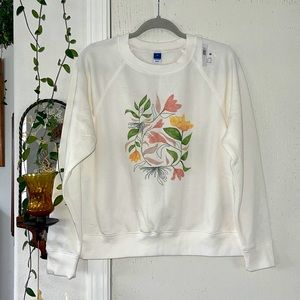 Old Navy Floral Sweatshirt